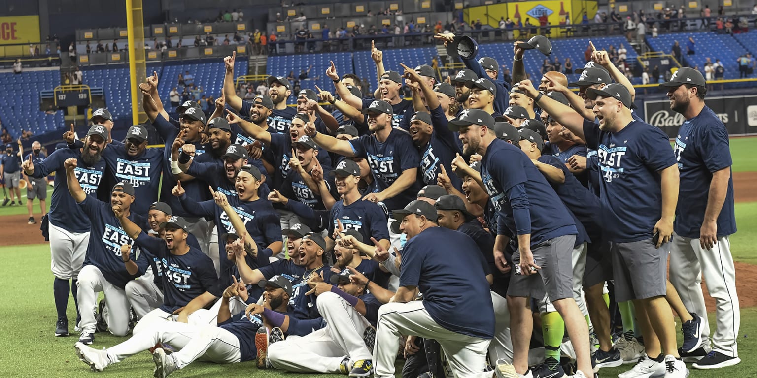 Clinched! Rays seal 2nd straight AL East title
