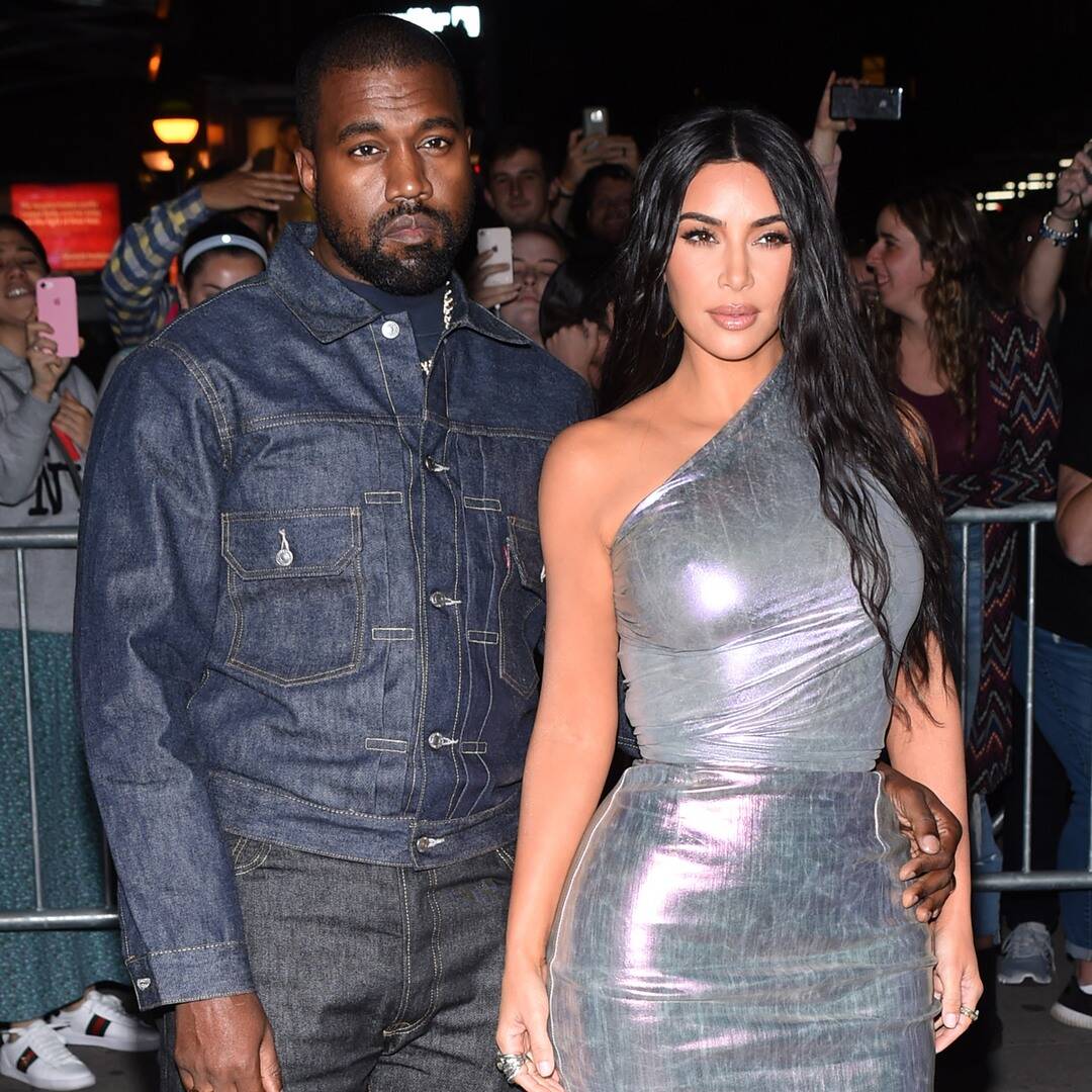 Kim Kardashian Stands Out in Head-to-Toe Crimson for Dinner With Kanye West