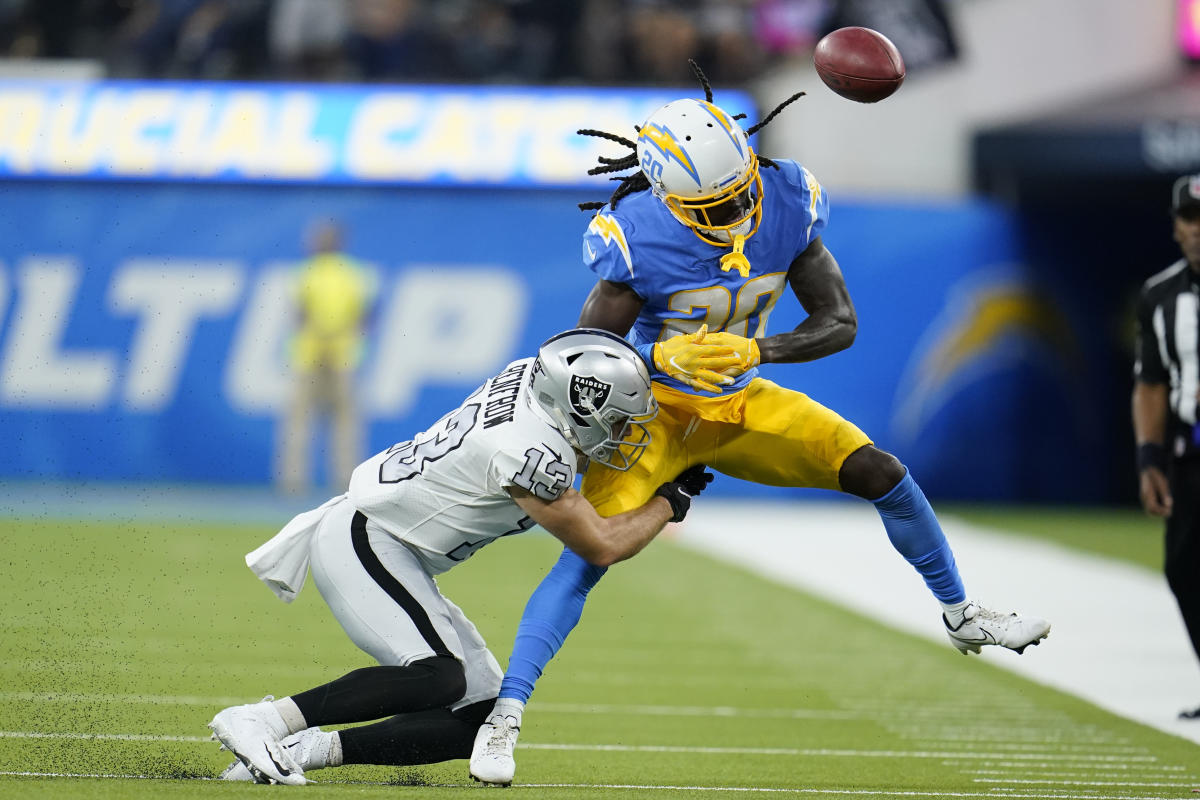 Chargers’ counterfeit punt blown up on tall play and great hit by … Raiders slot receiver Hunter Renfrow