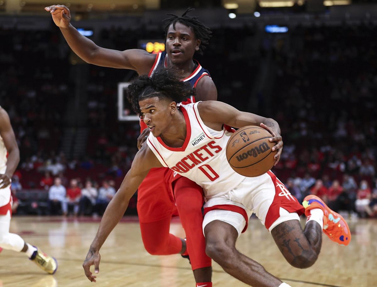 Rockets appreciate Jalen Green’s athleticism, aggression in preseason debut