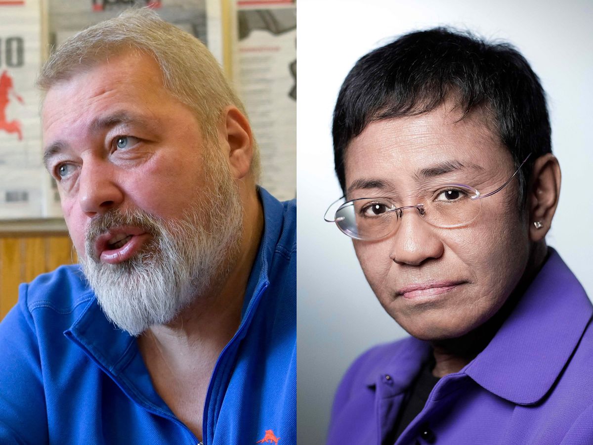 Journalists Maria Ressa and Dmitry Muratov Prefer Nobel Peace Prize