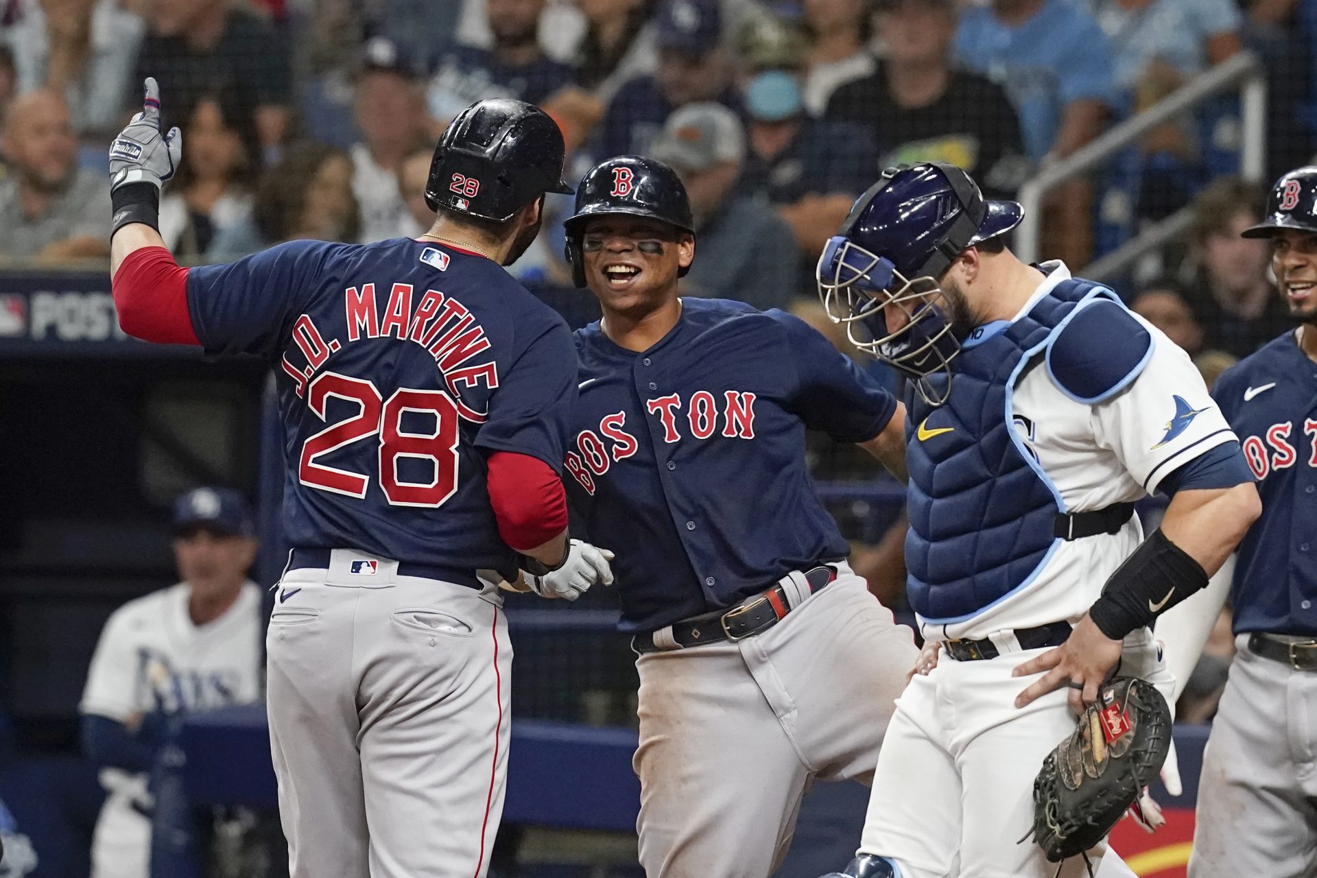 Purple Sox Offense Erupts with 5 HRs in Recreation 2 to Even ALDS with Rays