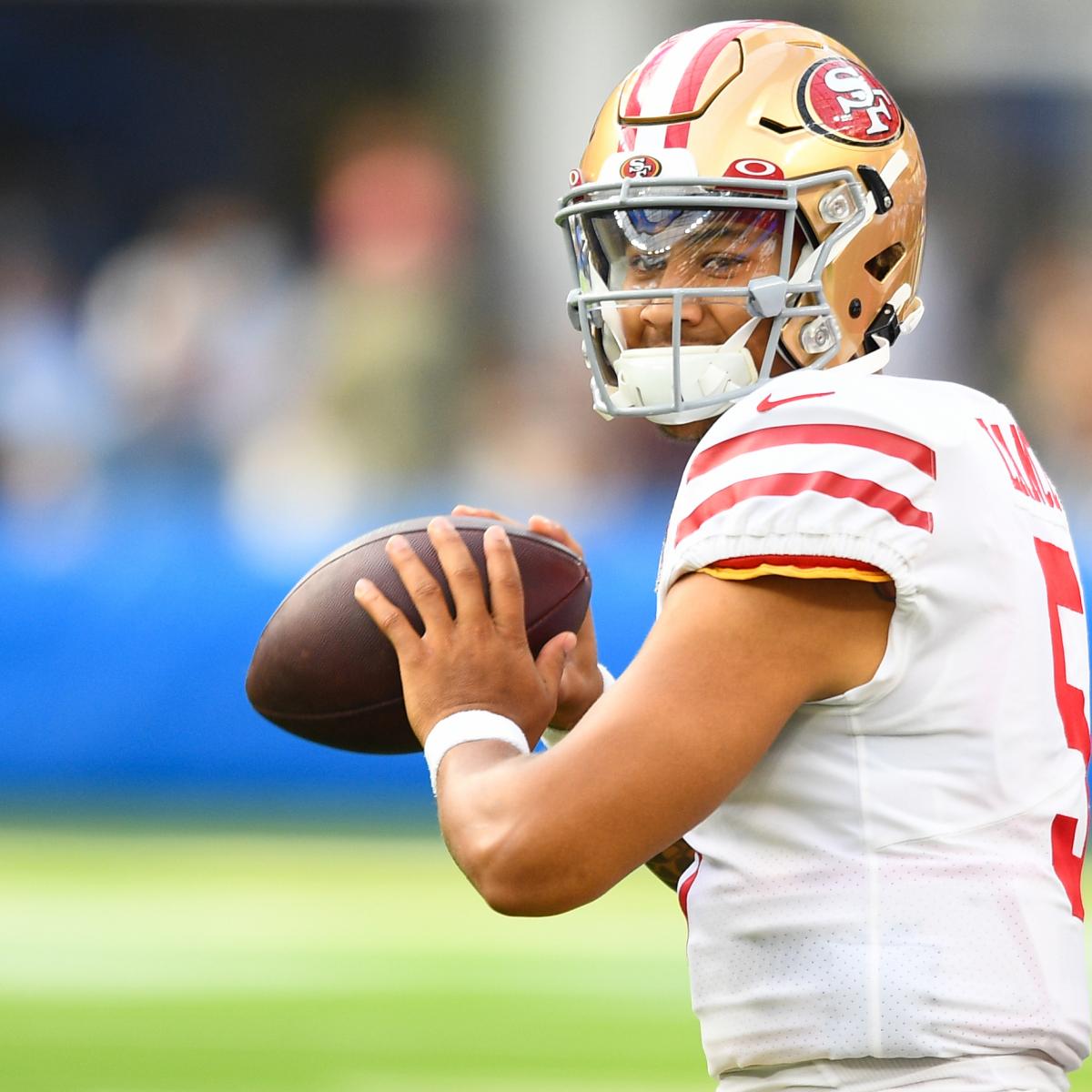 49ers QB Trey Lance’s Knee Ruin Identified as Sprain, Also can Dawdle over Week 7 vs. Colts
