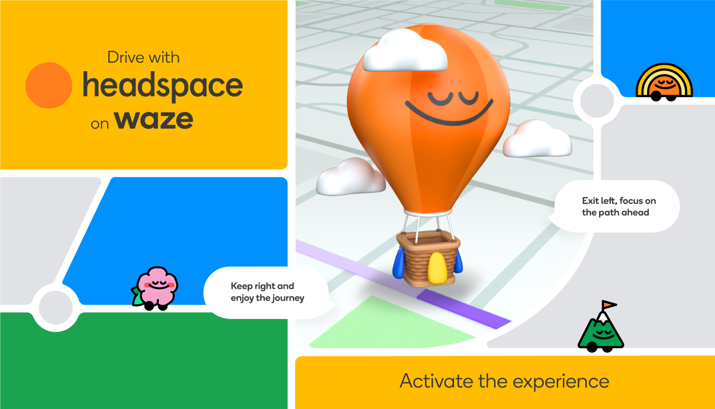 Waze and Headspace crew as a lot as compose utilizing less disturbing