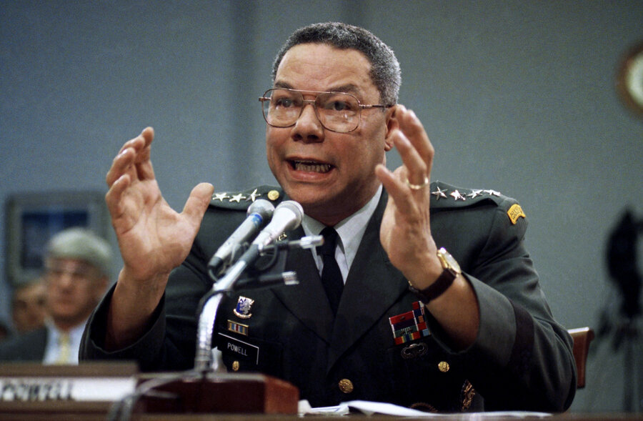 Colin Powell remembered as ‘a mountainous public servant’