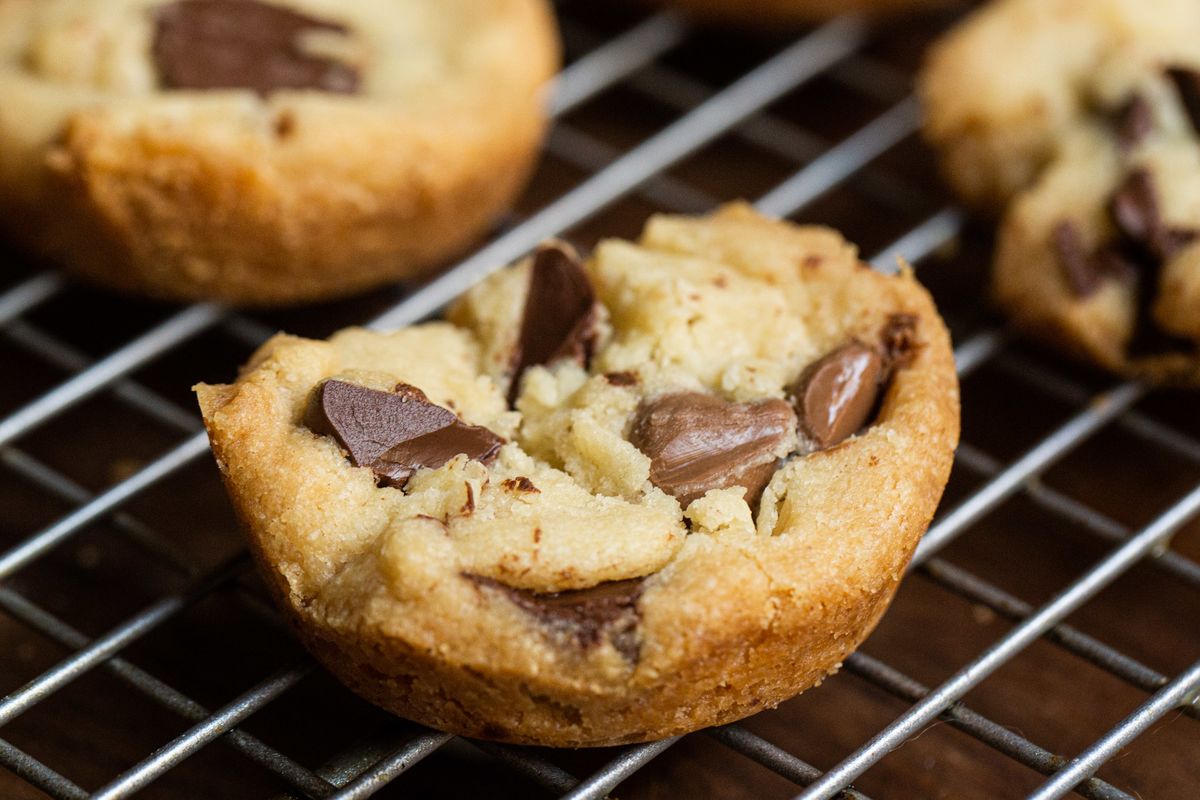 Caramel Chocolate Chunk Cookie Recipe For Crispy Edges, Peaceful Center