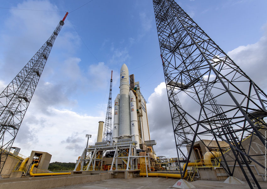 Arianespace will begin 2 satellites on a Ariane 5 rocket tonight. Right here’s the style to search it are residing.