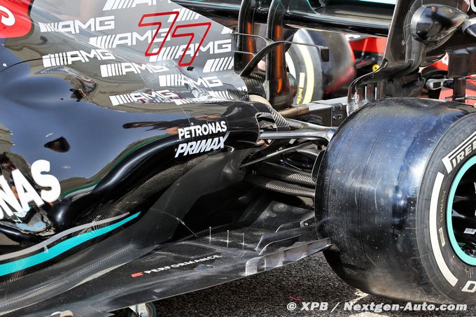 Pink Bull juge la suspension arrière de Mercedes F1 légale