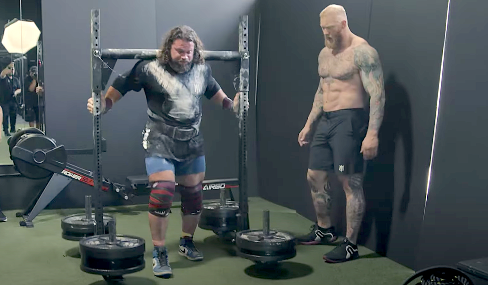 Gaze Strongman Martins Licis Remark for the Rogue Invitational With Jujimufu and The Mountain